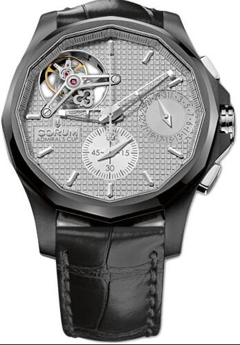 Corum Admiral's Cup Seafender 47 Tourbillon Chronograph Replica Ref. A398/01961 - 398.550.19/0001 AG10